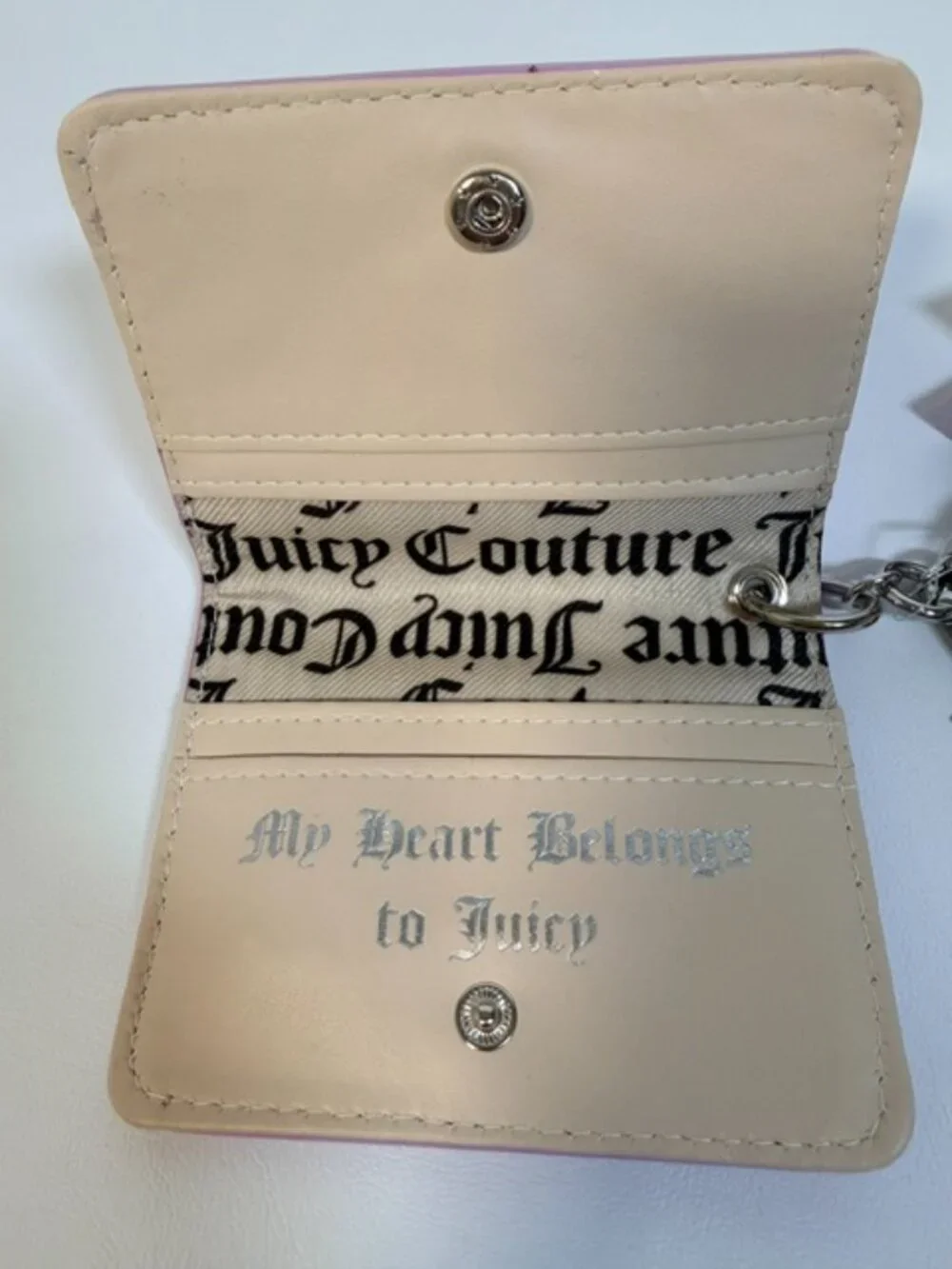 Juicy Couture front silver
